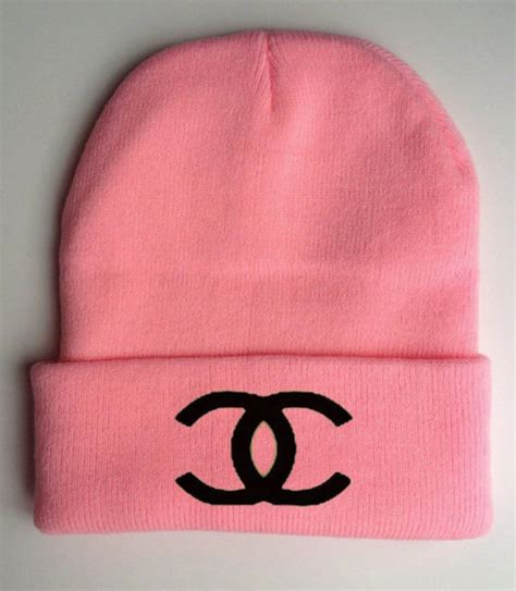 chanel visor pink|Chanel beanie for women.